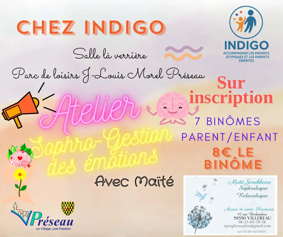 Les ateliers sophrologie/gestion des émotions